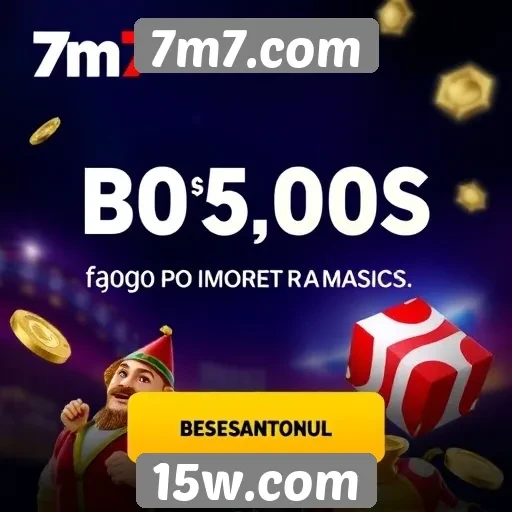 Promoções e bônus disponíveis no 7m7.com